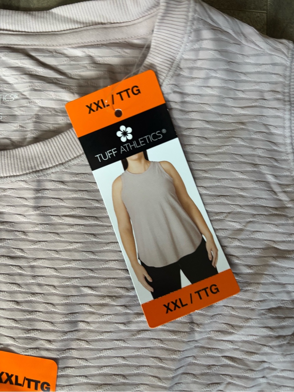 Tuff Athletics Women's Sleeveless Tank Top - Light Taupe